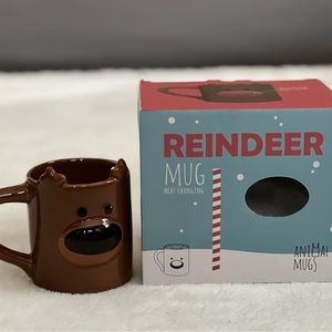 Reindeer Mug with color changing nose
